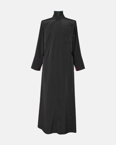 Κρητικό Αντερί σε Μαύρο Κρεπ Μαροκέν με Κέντημα